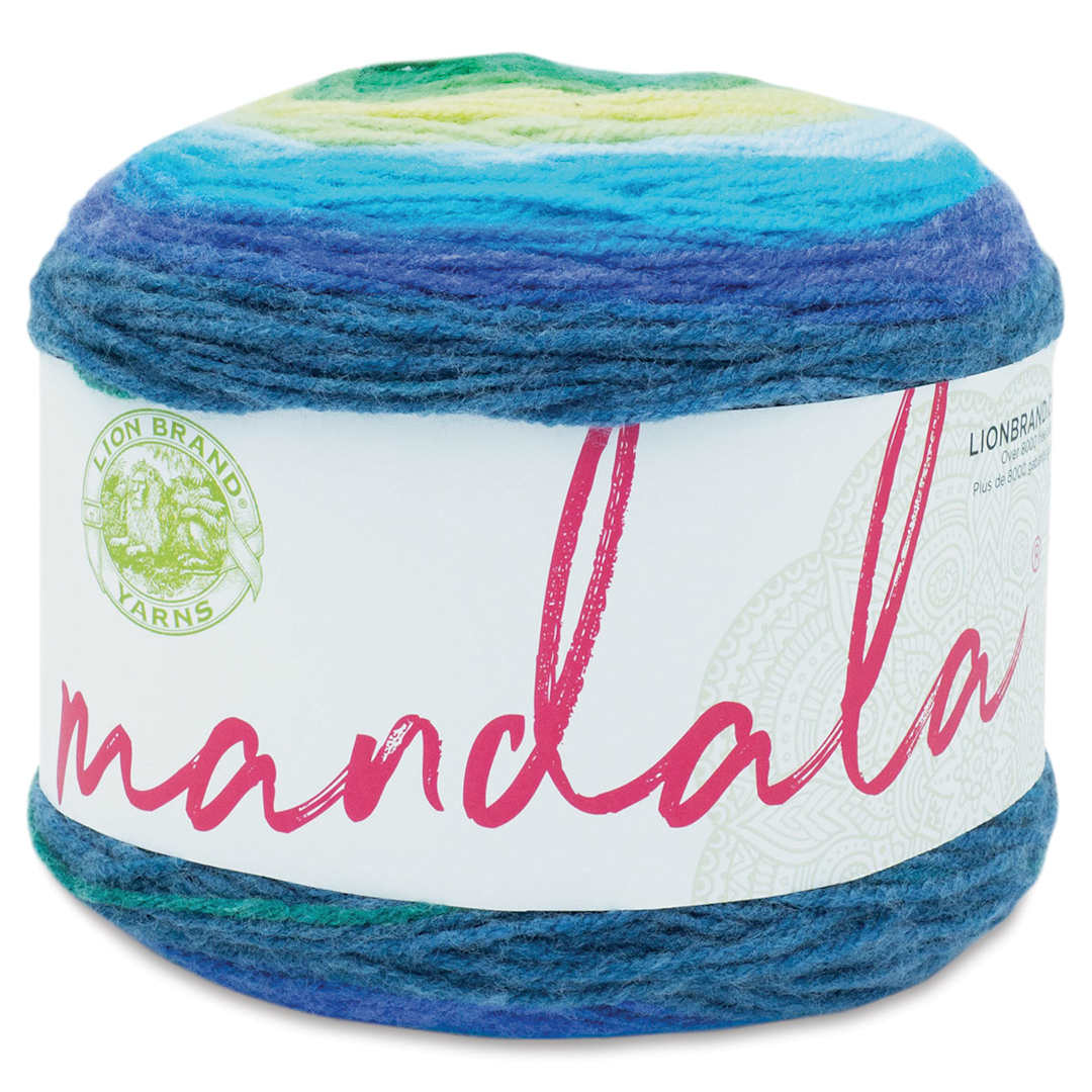 Open in modal - Lion Brand Mandala Yarn Cake - Kraken, 590 yards