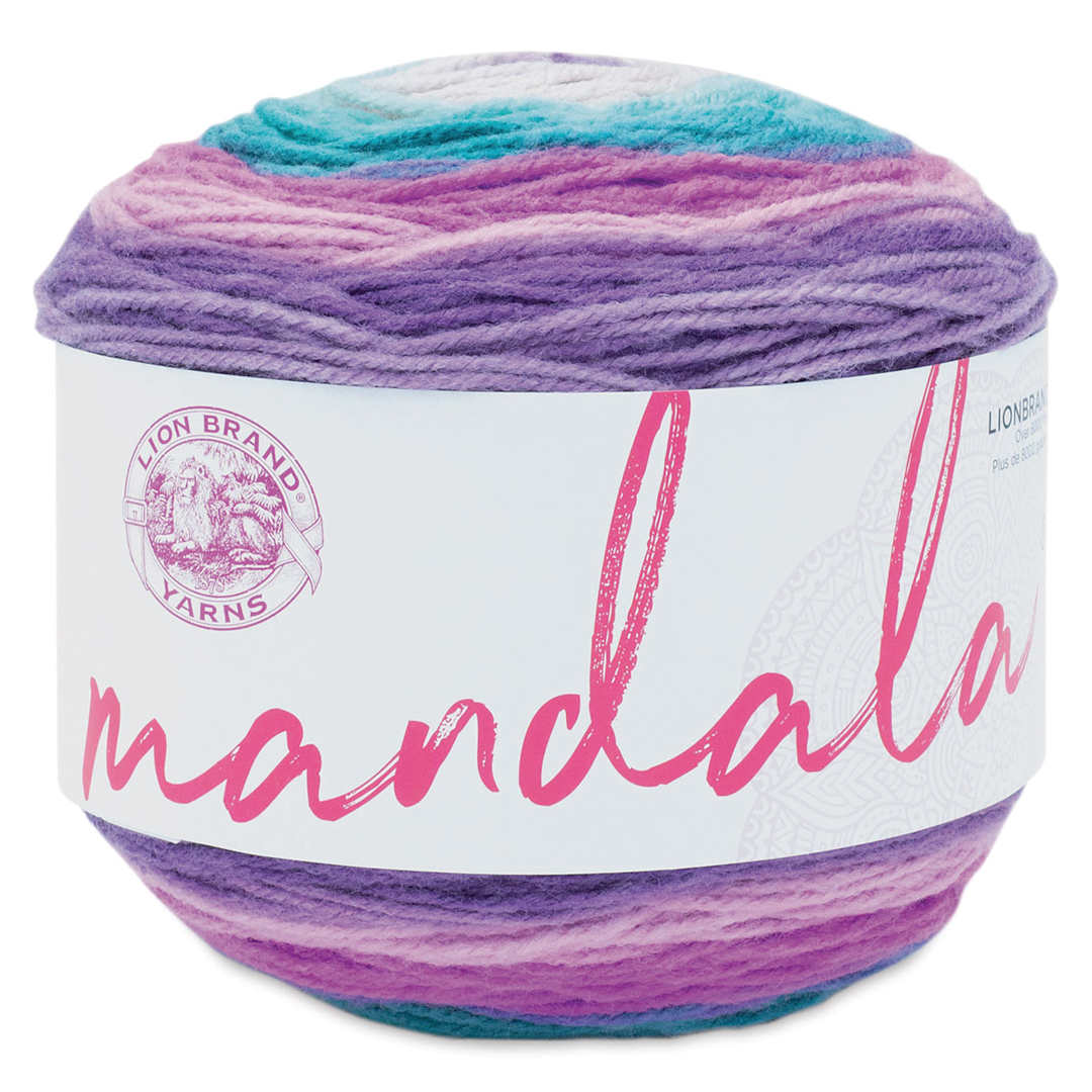 Open in modal - Lion Brand Mandala Yarn Cake - Mothra, 590 yards