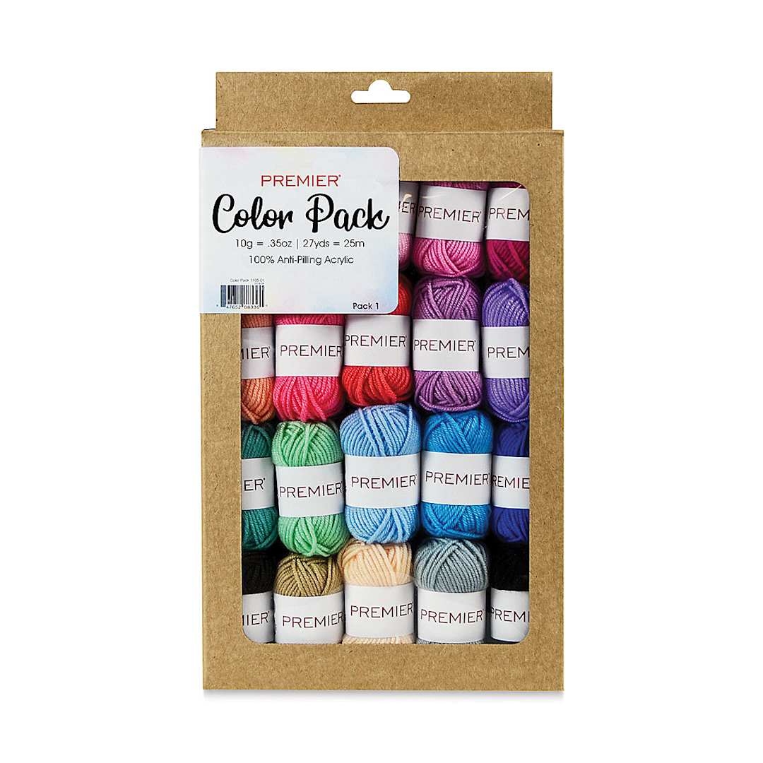 Open in modal - Premier Yarn Color Pack - Pack 1, Bright, Set of 20