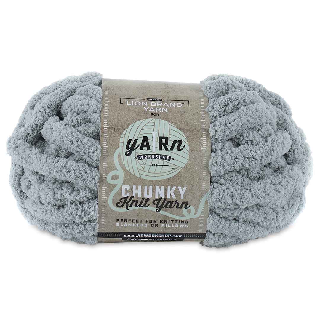 Open in modal - Lion Brand AR Workshop Chunky Knit Yarn - Eucalyptus, 28 yds