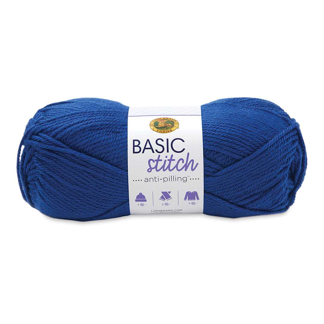 Open in modal - Lion Brand Basic Stitch Anti-Pilling Yarn - Royal Blue