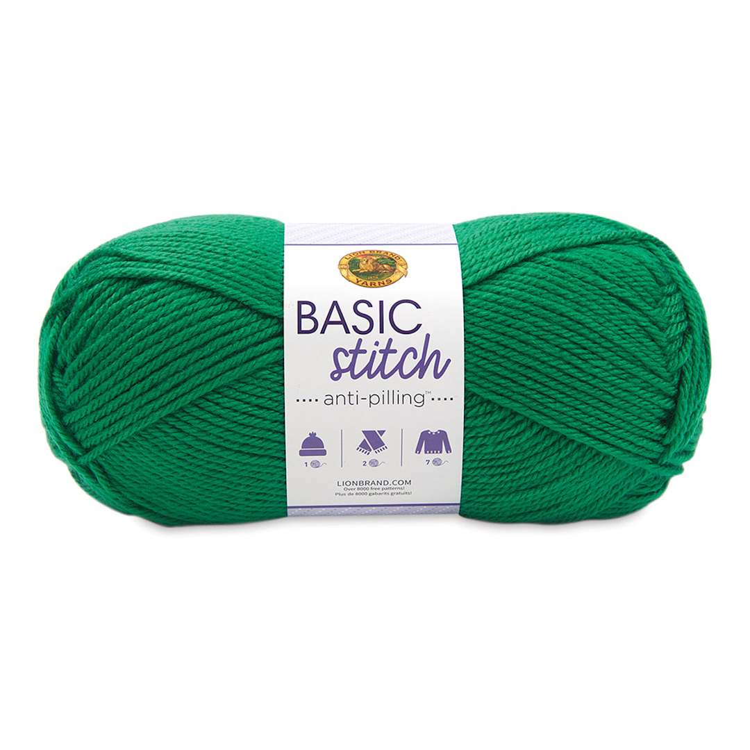 Open in modal - Lion Brand Basic Stitch Anti-Pilling Yarn - Grass