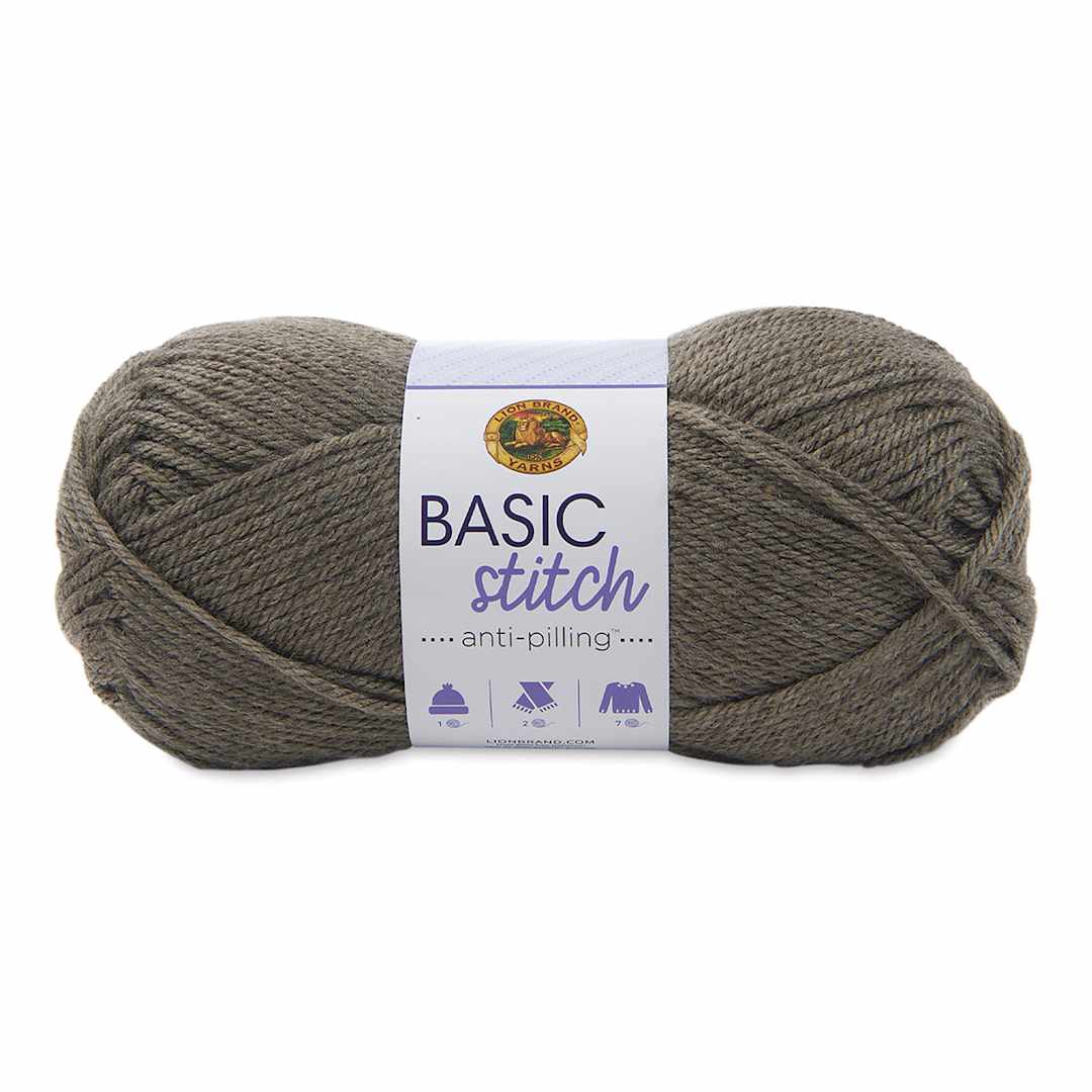 Open in modal - Lion Brand Basic Stitch Anti-Pilling Yarn - Taupe Heather