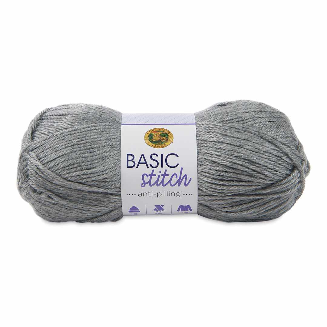Open in modal - Lion Brand Basic Stitch Anti-Pilling Yarn - Silver Heather