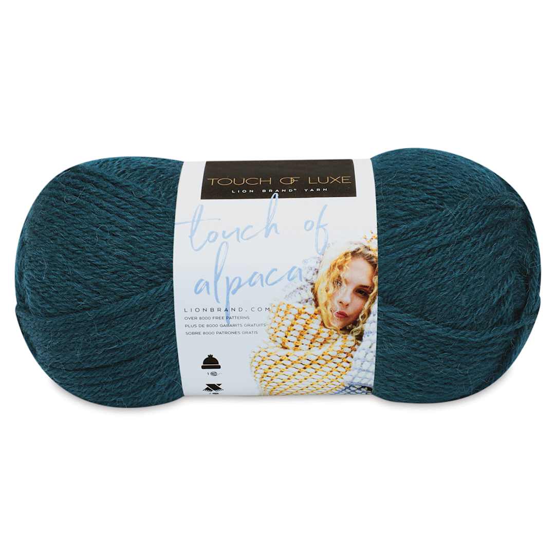 Open in modal - Lion Brand Touch of Alpaca Yarn - Jade