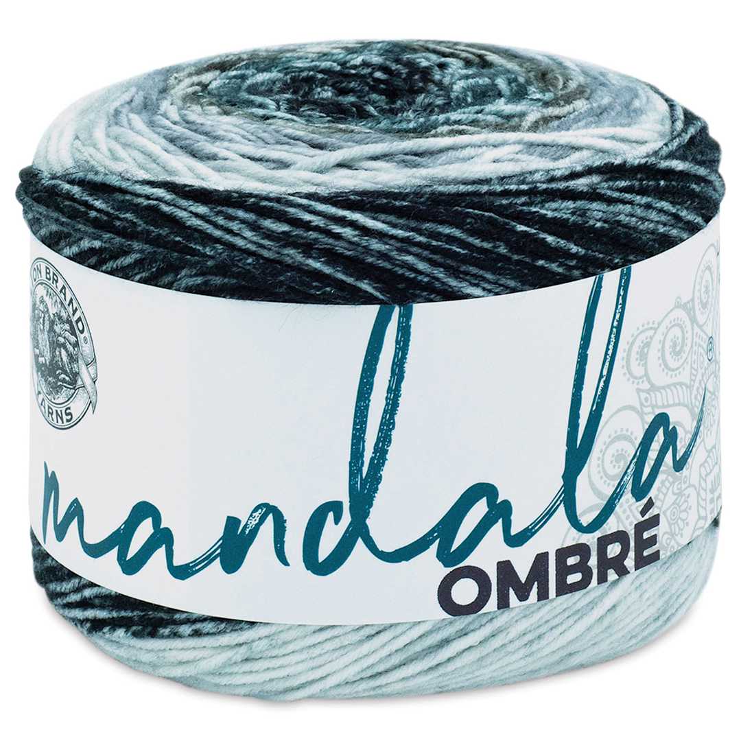 Open in modal - Lion Brand Mandala Ombre Yarn - Cool, 344 yards