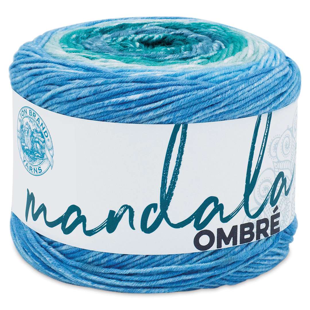 Open in modal - Lion Brand Mandala Ombre Yarn - Mantra, 344 yards
