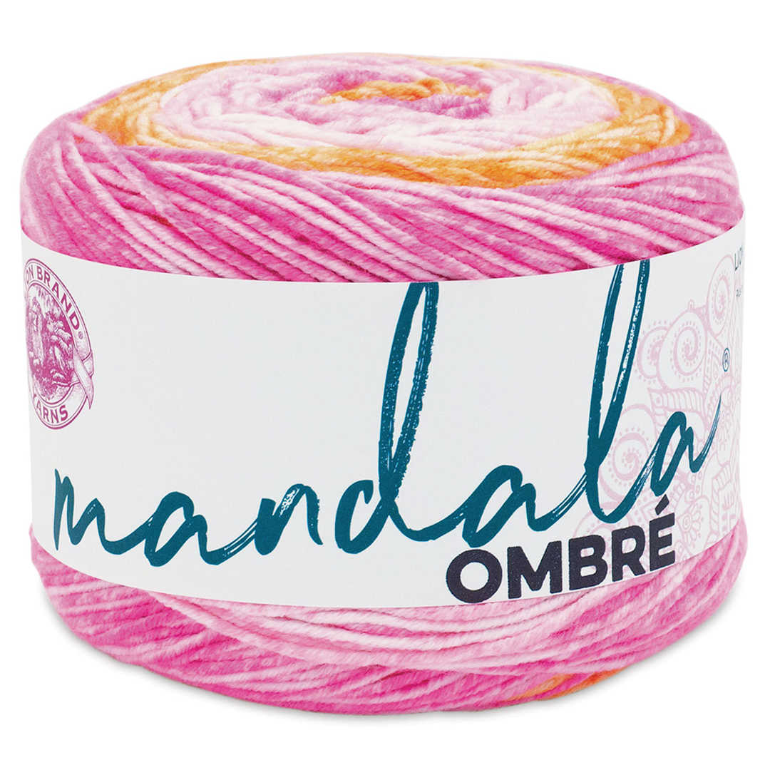 Open in modal - Lion Brand Mandala Ombre Yarn - Serene, 344 yards