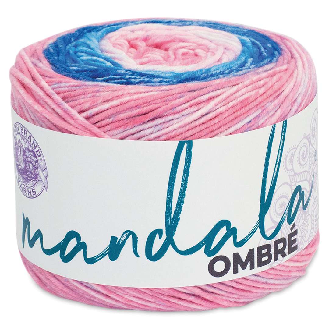 Open in modal - Lion Brand Mandala Ombre Yarn - Pure, 344 yards