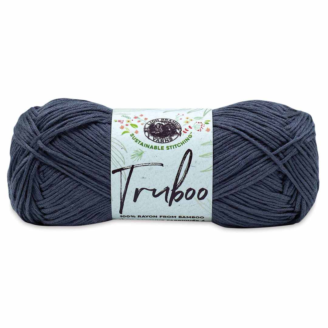 Open in modal - Lion Brand Truboo Yarn - Slate, 241 yards
