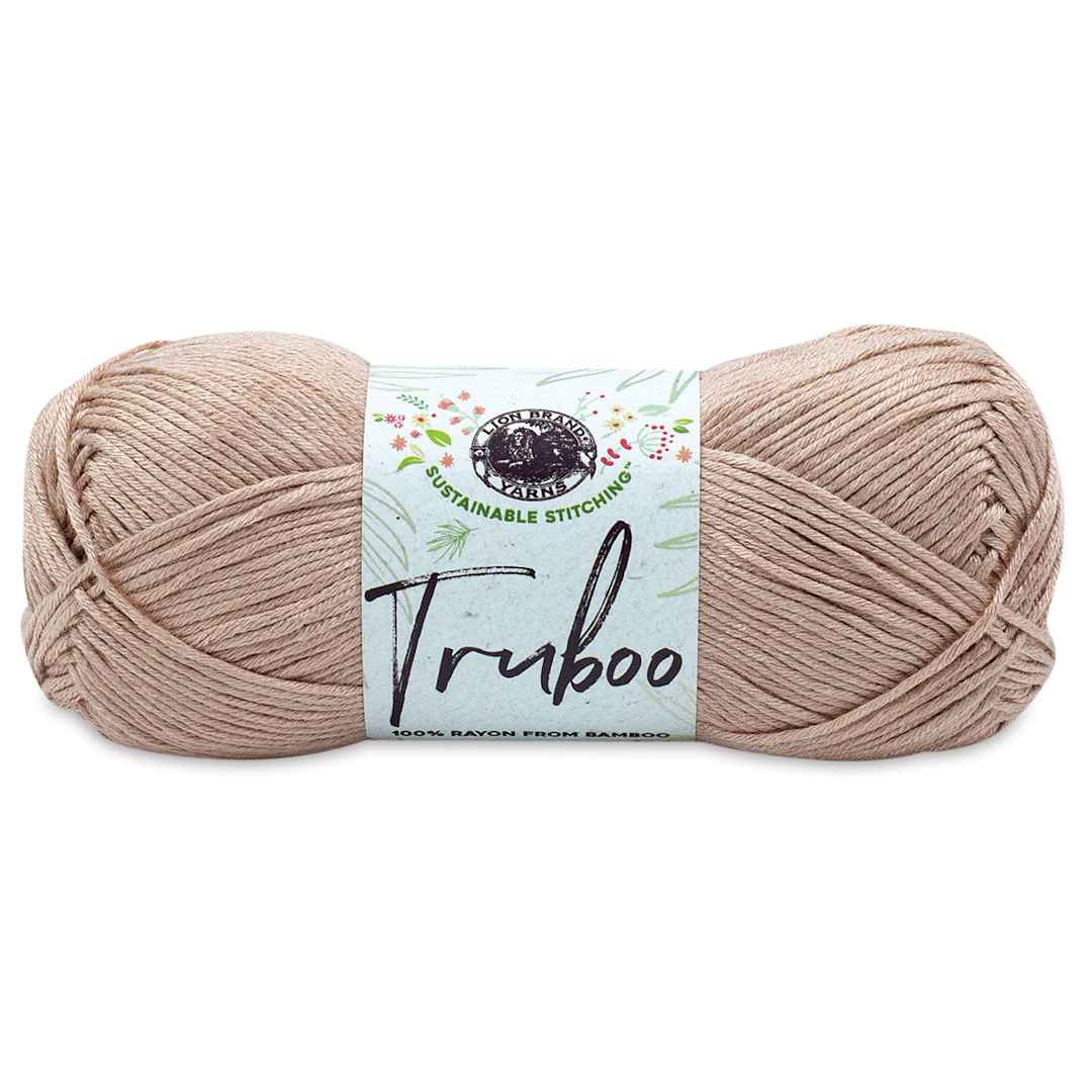 Open in modal - Lion Brand Truboo Yarn - Tan, 241 yards