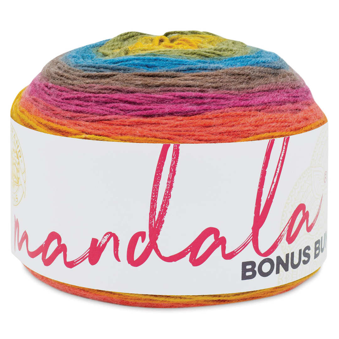 Open in modal - Lion Brand Mandala Bonus Bundle Yarn - Chimera, 1,181 yards