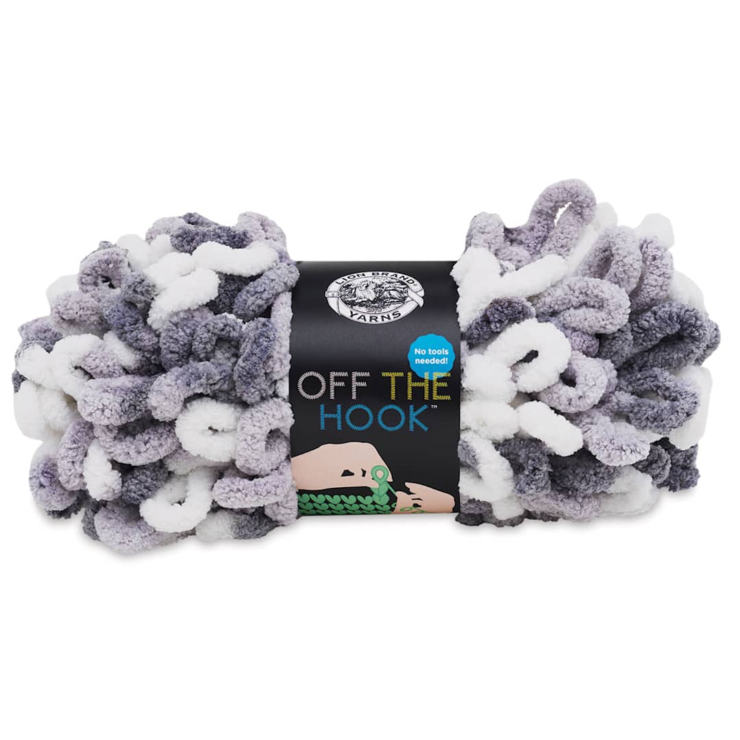 Open in modal - Lion Brand Off The Hook Yarn - Misty Morning