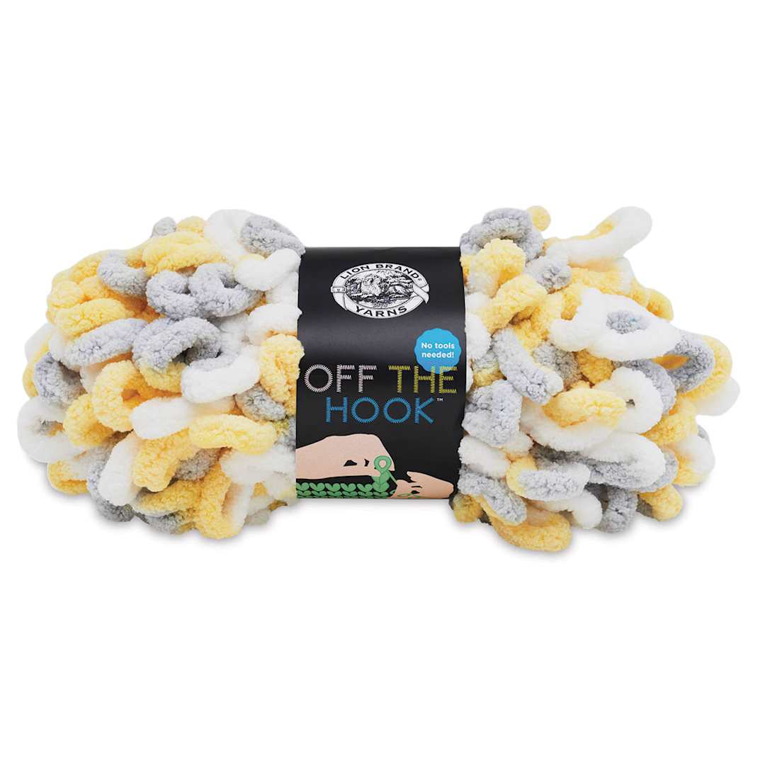 Open in modal - Lion Brand Off The Hook Yarn - Lemon Drop
