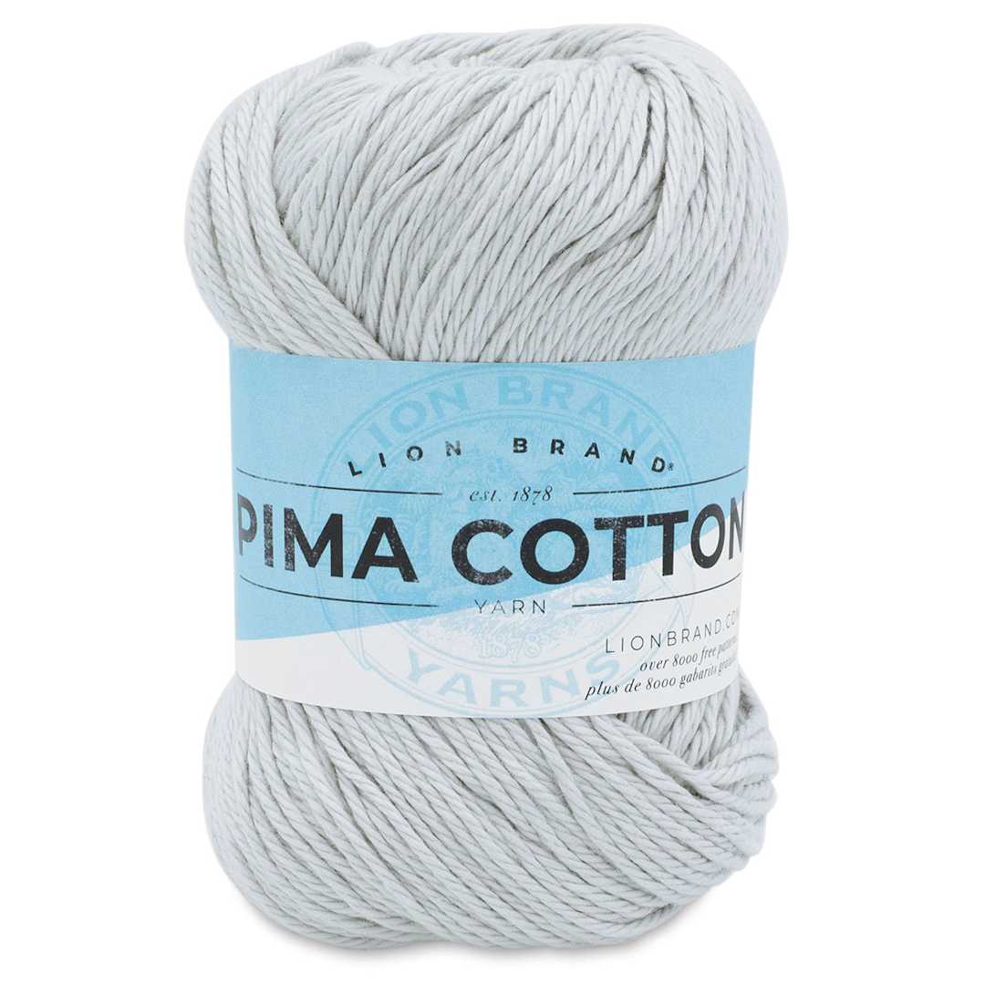Open in modal - Lion Brand Pima Cotton Yarn - Stone, 186 yards