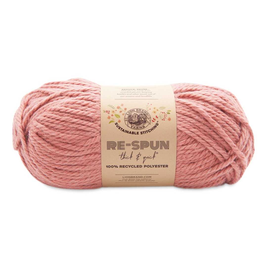 Open in modal - Lion Brand Re-Spun Thick & Quick Yarn - Desert Sand, 223 yds