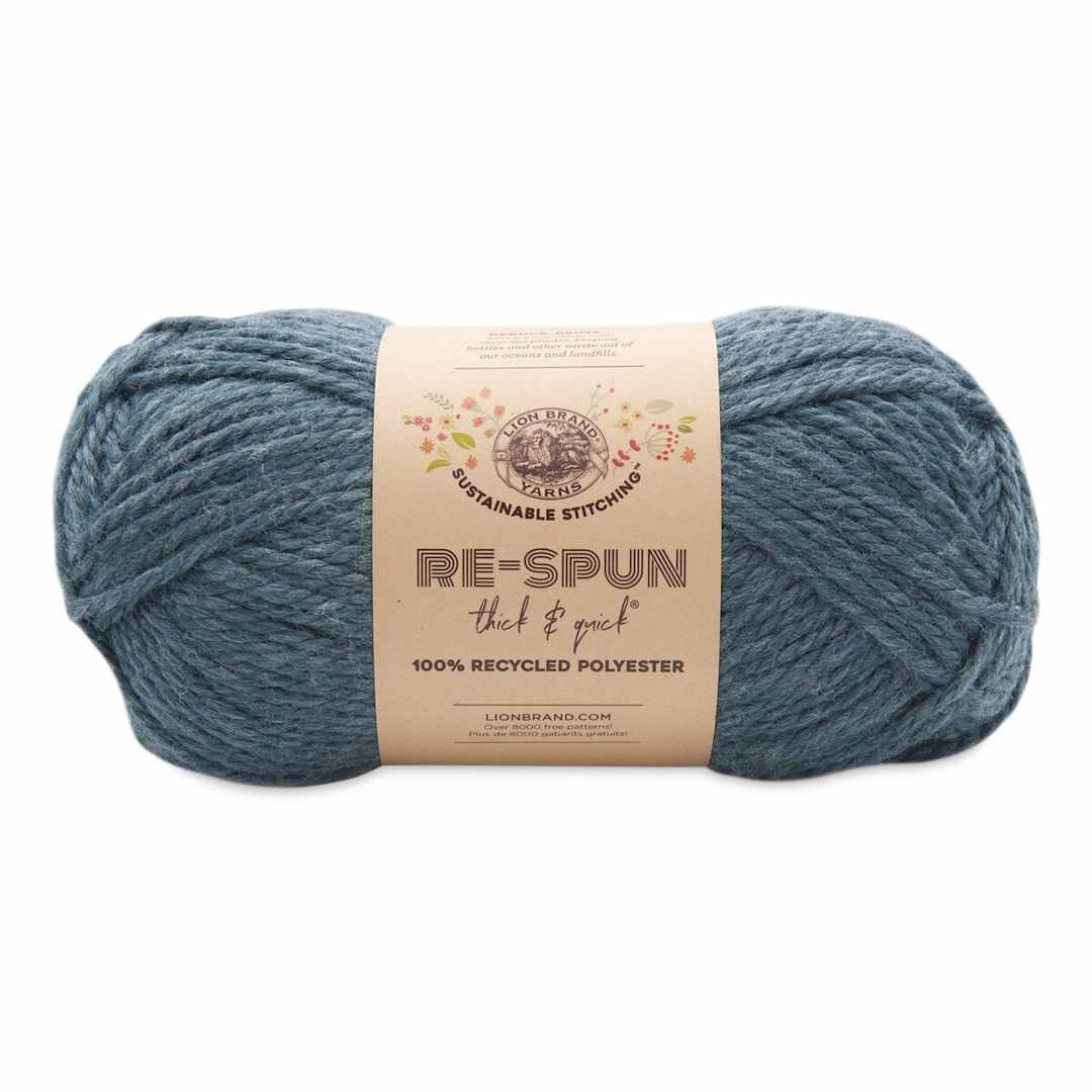 Open in modal - Lion Brand Re-Spun Thick & Quick Yarn - Night Sky, 223 yds