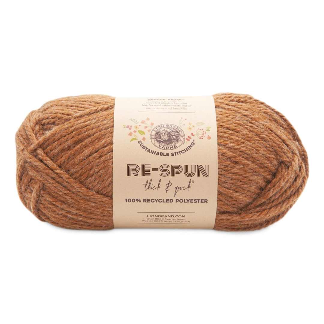 Open in modal - Lion Brand Re-Spun Thick and Quick Yarn - Cider, 223 yards