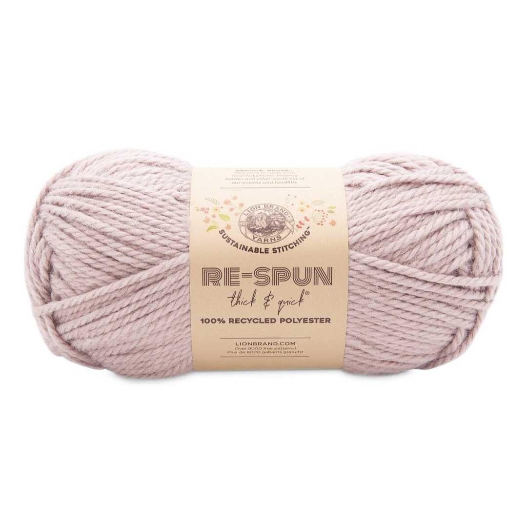 Open in modal - Lion Brand Re-Spun Thick & Quick Yarn - Wisteria, 223 yds