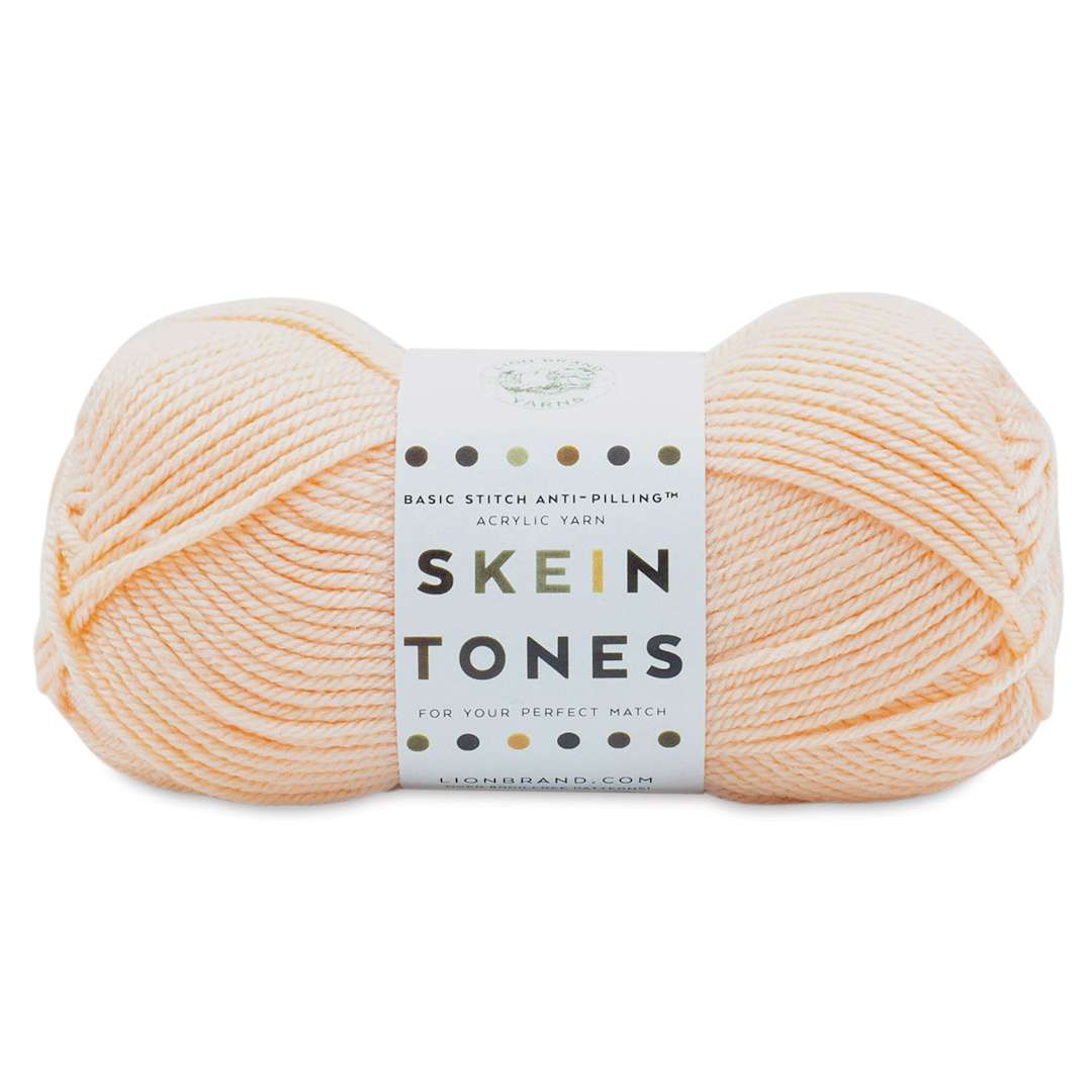 Open in modal - Lion Brand Basic Stitch Anti-Pilling Skein Tones Yarn - Peachy, 186 yards
