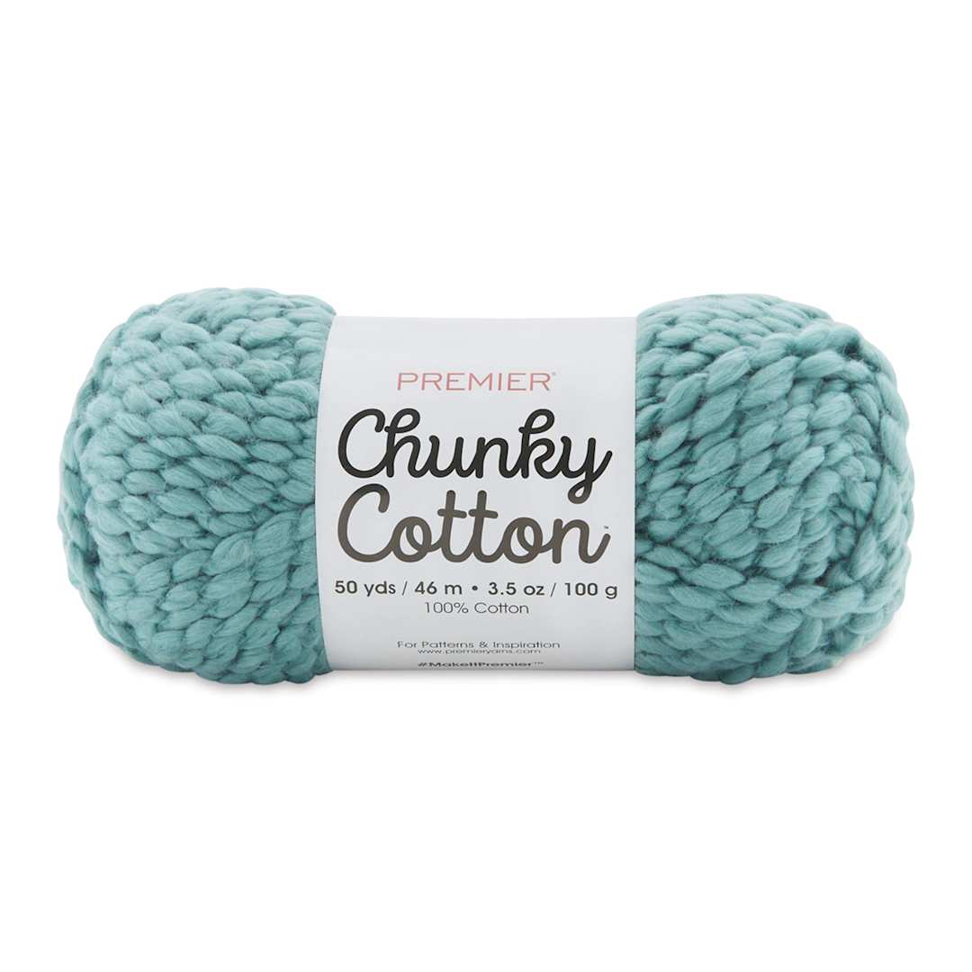 Open in modal - Premier Yarn Chunky Cotton Yarn - Teal, 50 yards