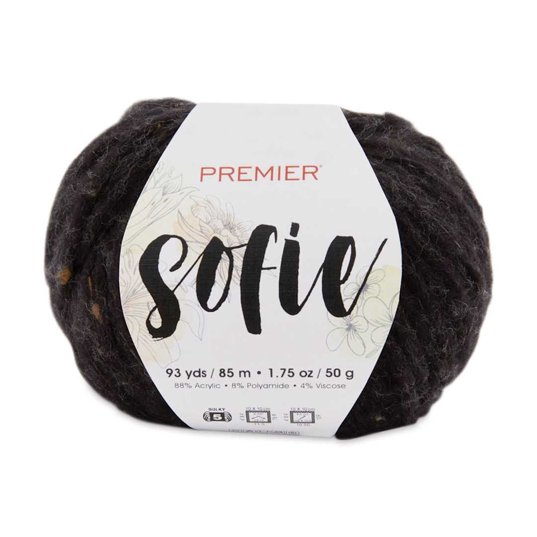 Open in modal - Premier Yarn Sofie Yarn - Raven, 93 yards