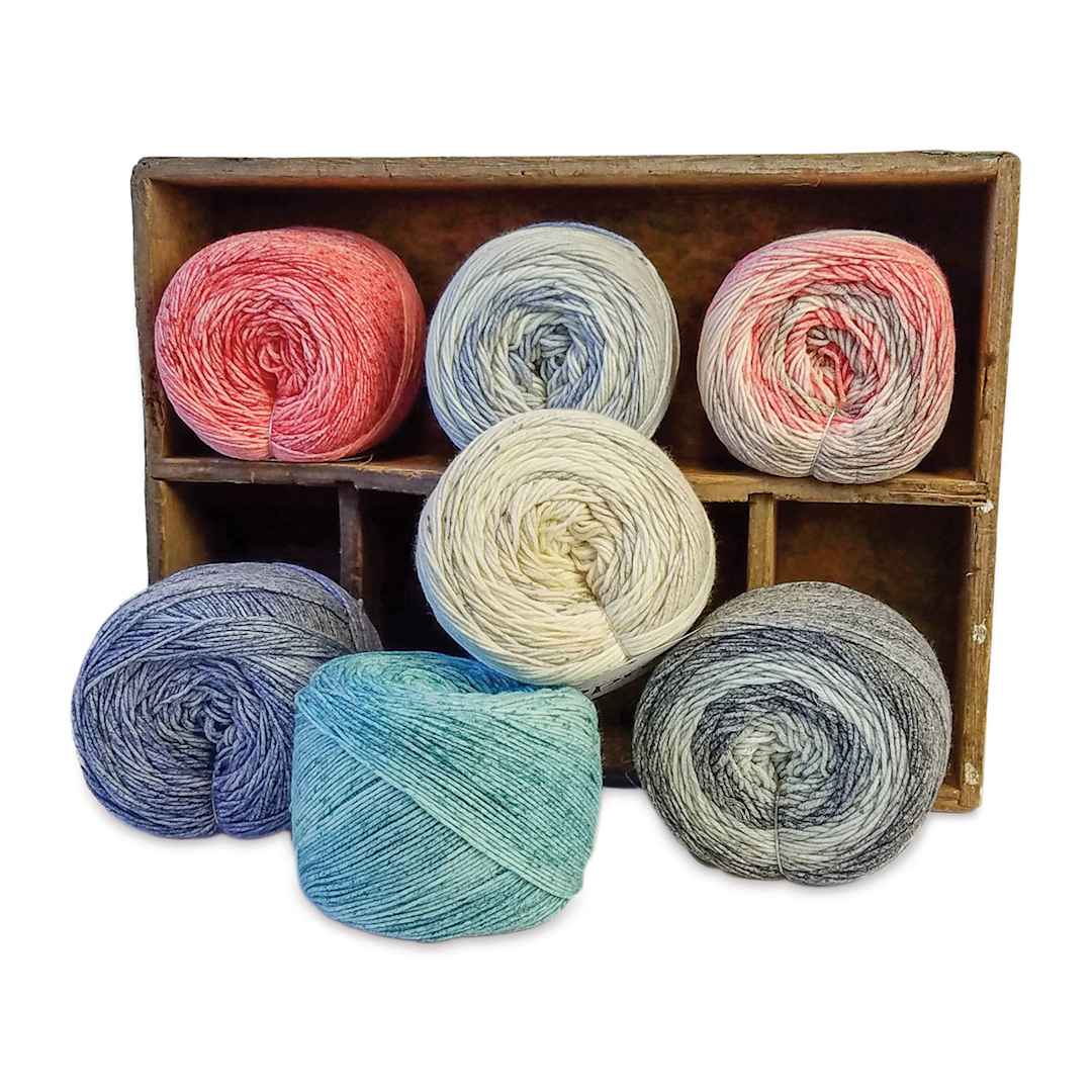 Open in modal - HiKoo Simplicity Spray Yarn (Assorted yarns on shelf)