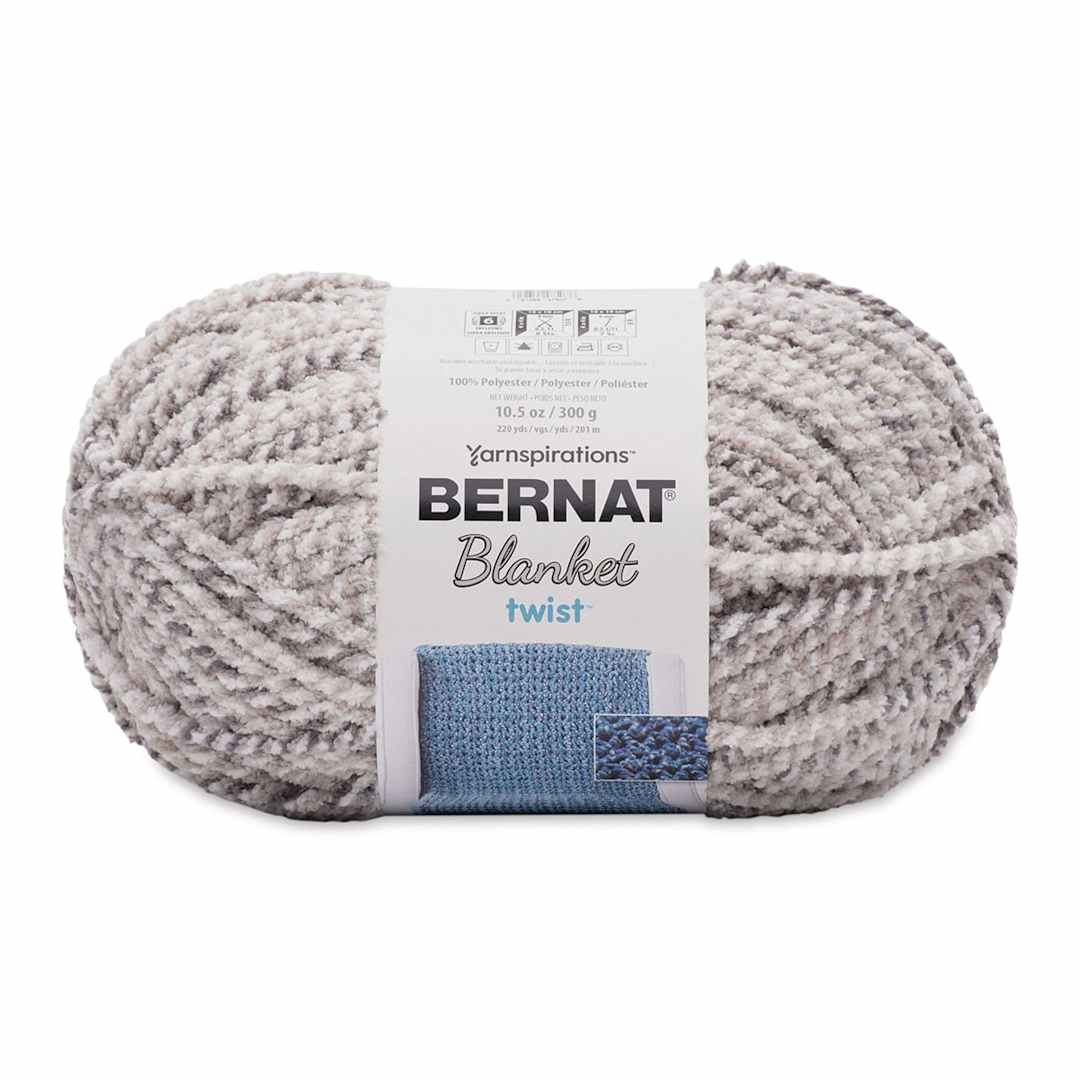 Open in modal - Bernat Blanket Twist Yarn - Dove, 220 yards