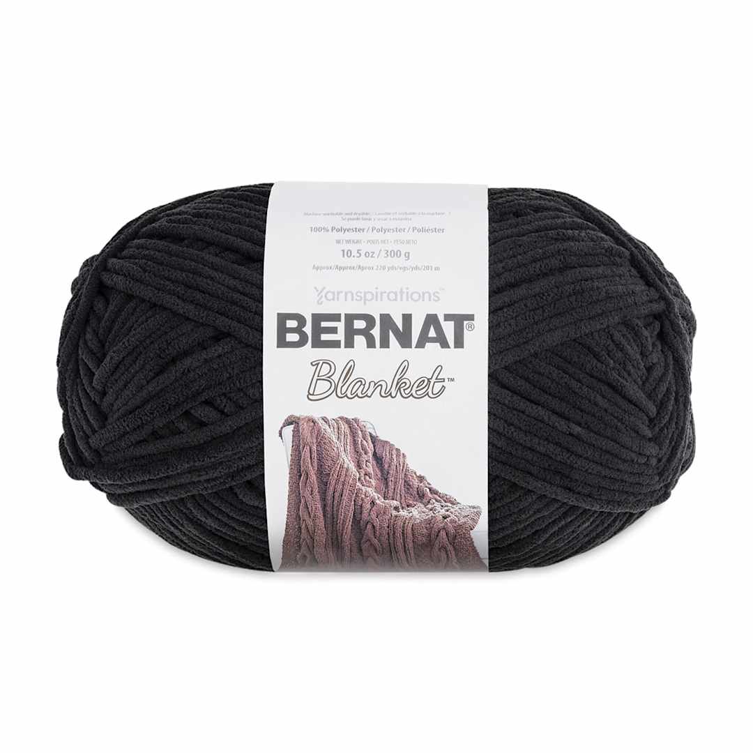 Open in modal - Bernat Blanket Yarn - Coal, 220 yards