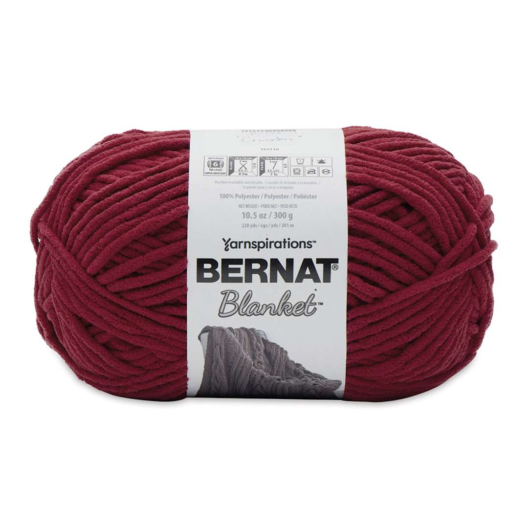 Open in modal - Bernat Blanket Yarn - Crimson, 220 yards