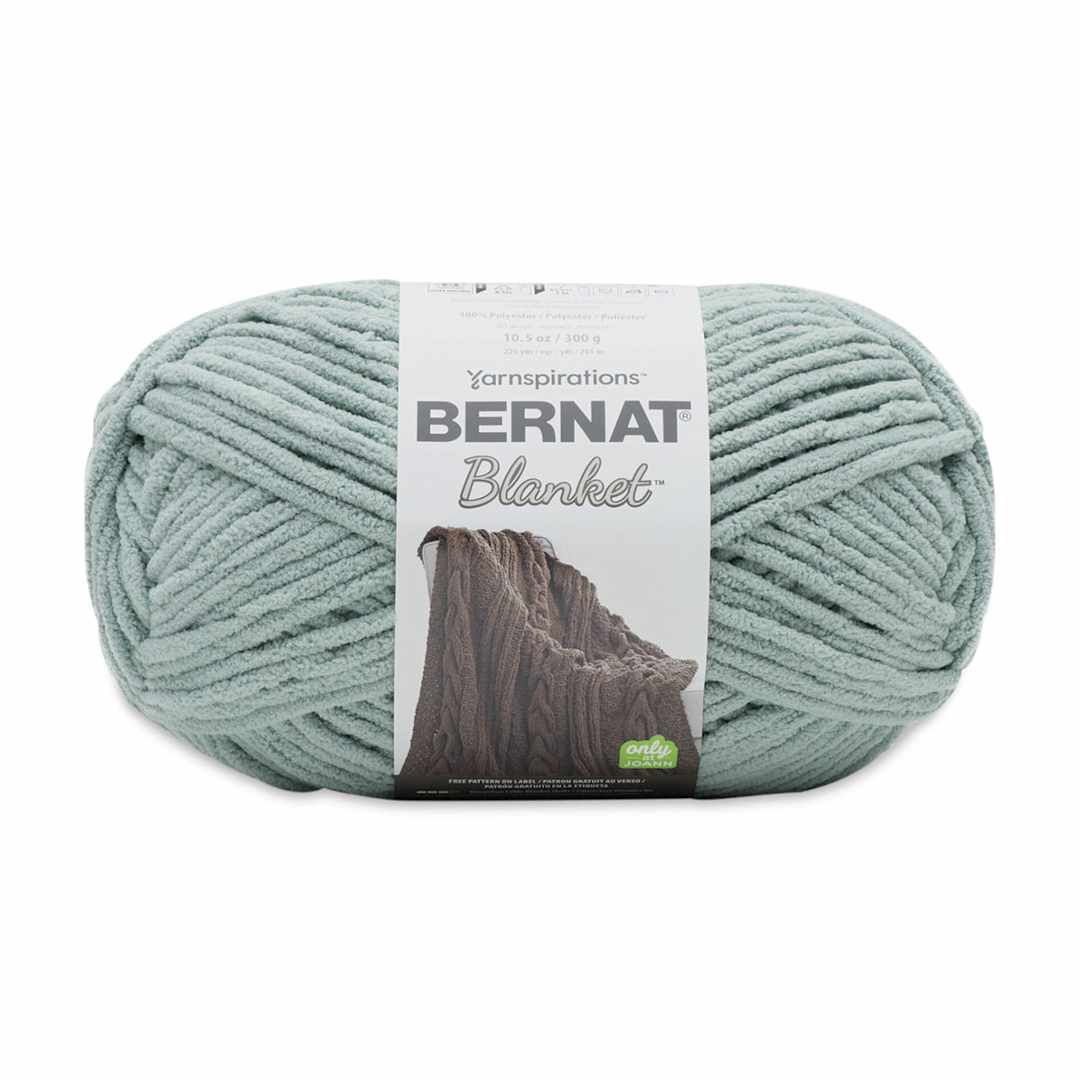 Open in modal - Bernat Blanket Yarn - Smoky Green, 220 yards
