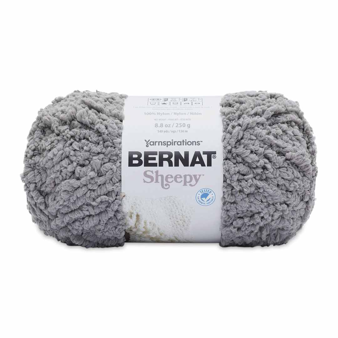 Open in modal - Bernat Sheepy Yarn - Vapor Gray, 149 yards