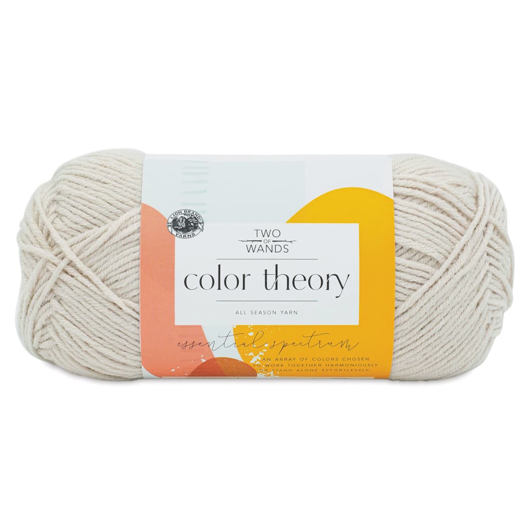 Open in modal - Lion Brand Color Theory Yarn - Moonbeam (yarn skein with label) 