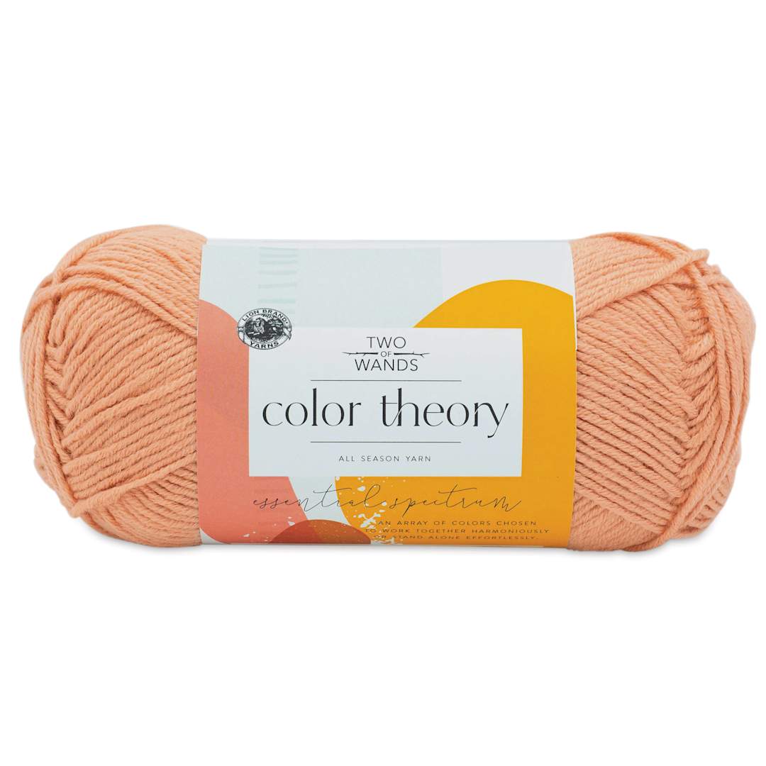 Open in modal - Lion Brand Color Theory Yarn - Himalayan Salt (yarn skein with label)