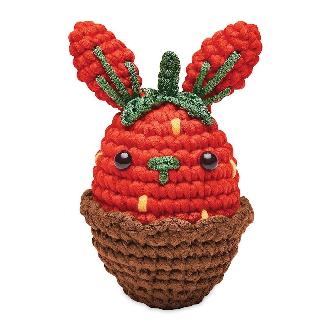 Open in modal - The Woobles Beginner Crochet Amigurumi Kit - Jojo Bunny Sweetie Edition
