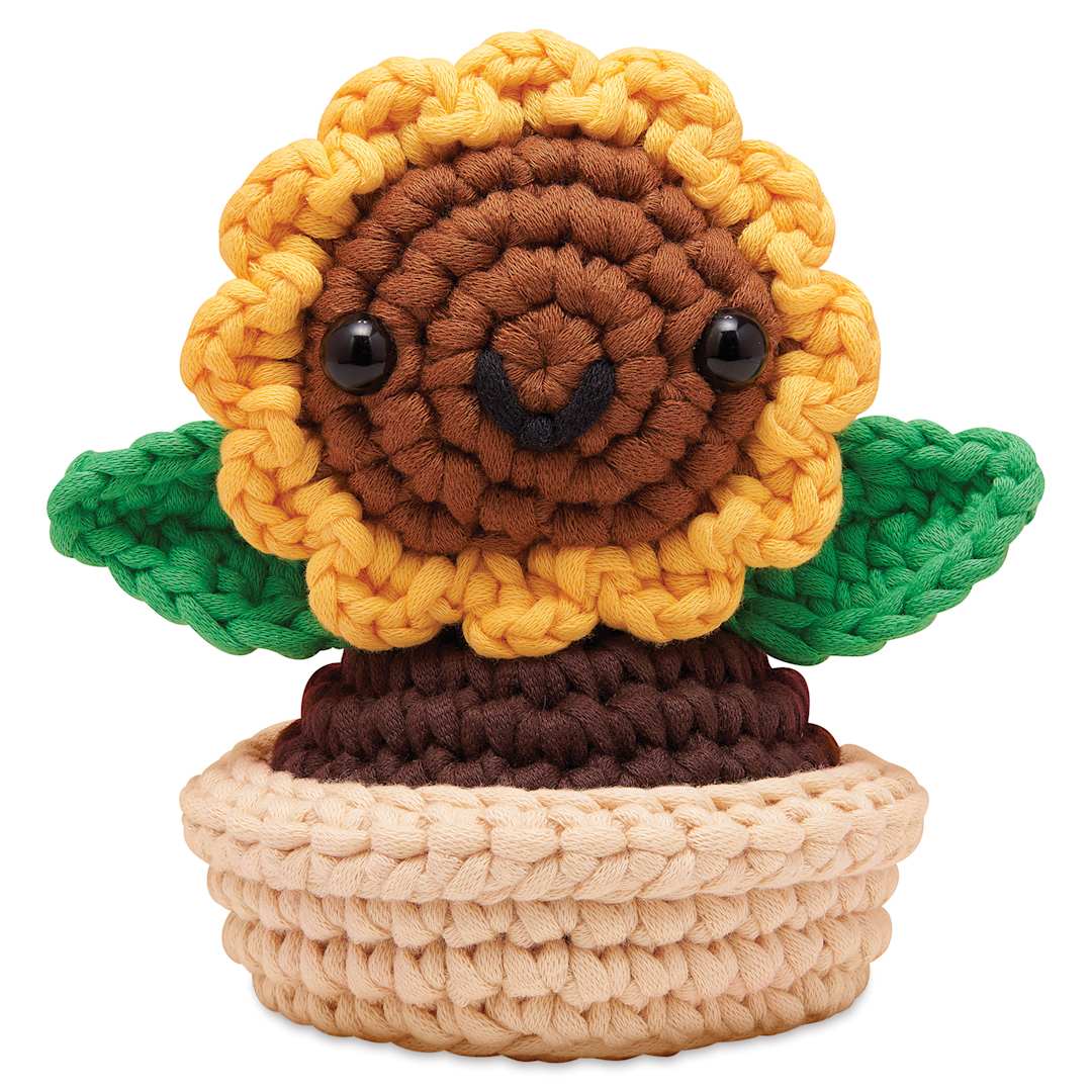 Open in modal - The Woobles Beginner Crochet Amigurumi Kit - Ana the Sunflower