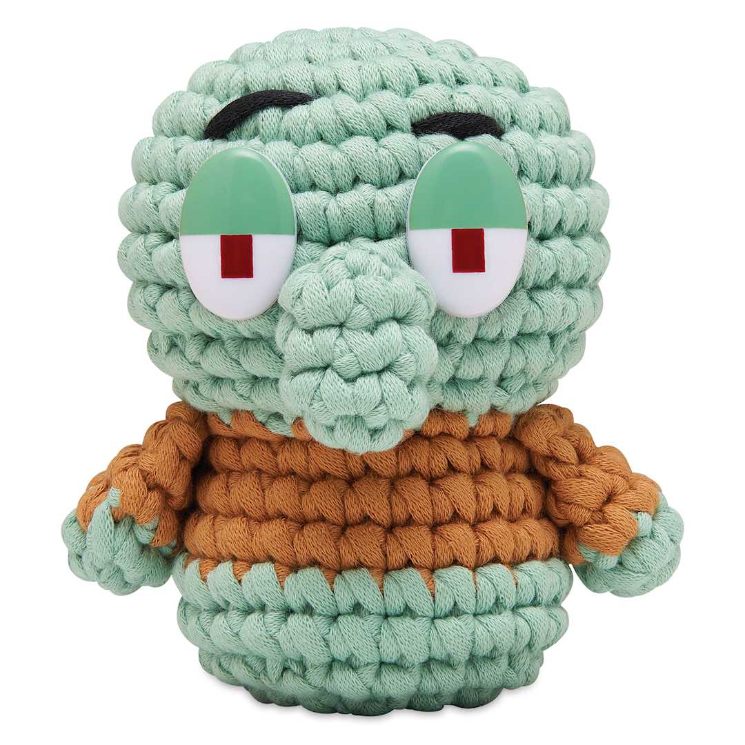 Open in modal - The Woobles Beginner Crochet Amigurumi Kit - Squidward Tentacles