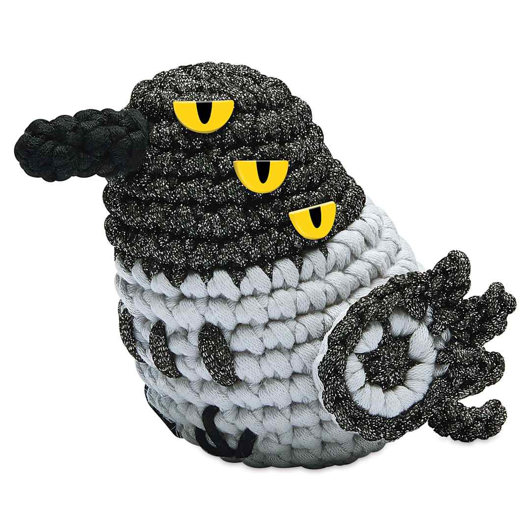 Open in modal - The Woobles Beginner Crochet Amigurumi Kit - Sussie the Magpie