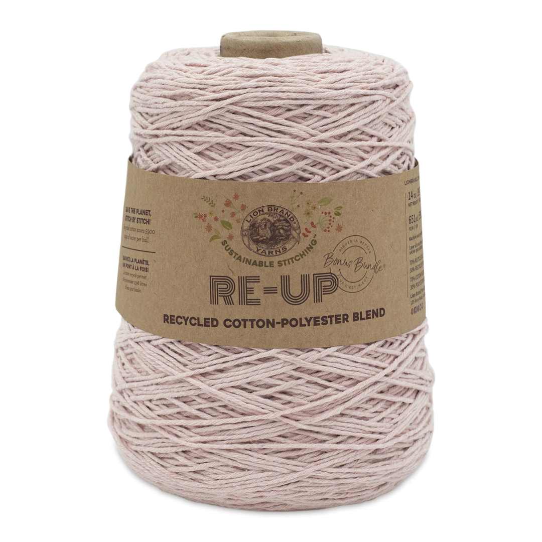 Open in modal - Lion Brand Re-Up Bonus Bundle Yarn - Rosewater, 651 yds
