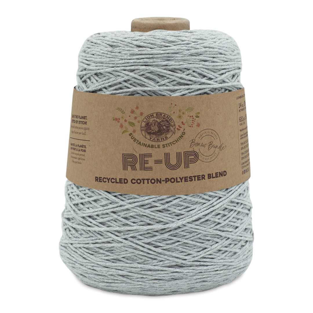 Open in modal - Lion Brand Re-Up Bonus Bundle Yarn - Silver Lining, 651 yds