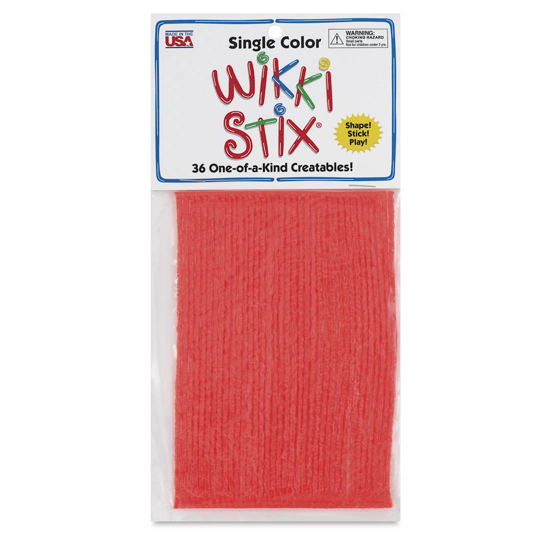 Open in modal - Wikki Stix - Pkg of 36, Orange, 6" - front of packaging