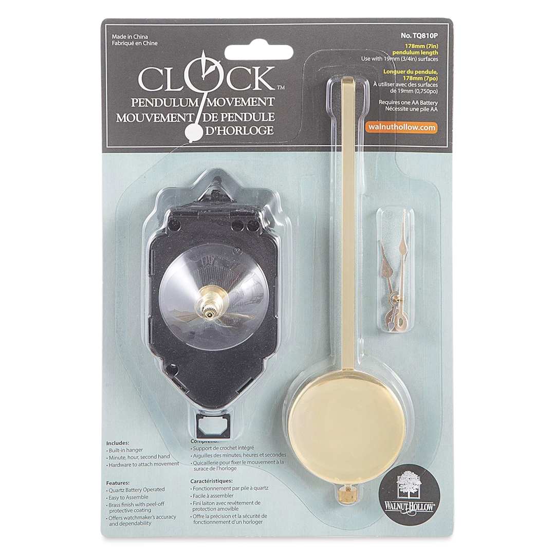 Open in modal - Walnut Hollow Clock Pendulum Movement Kit