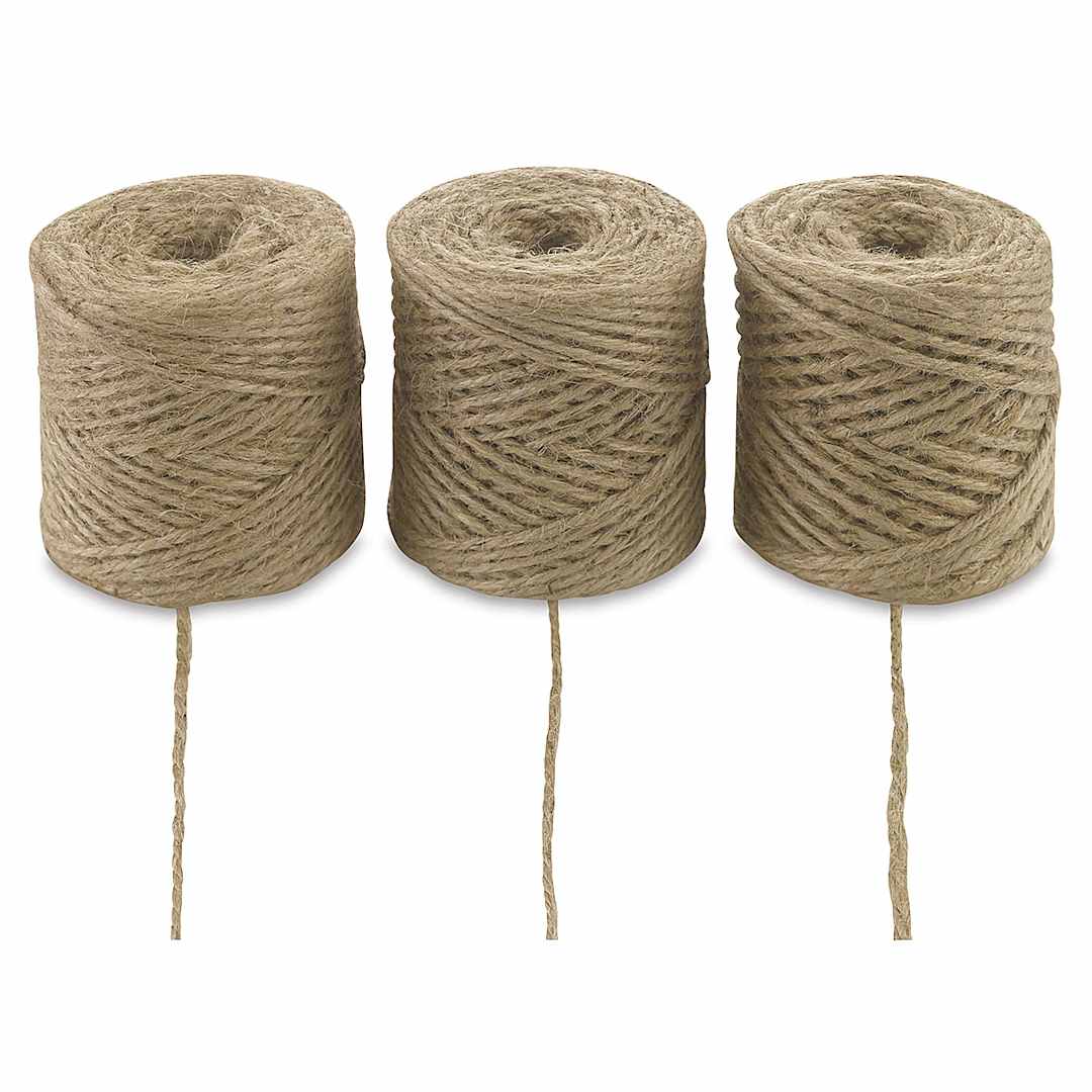 Open in modal - Frank Winne and Son Jute Twine - 3 Balls of twine with ends hanging