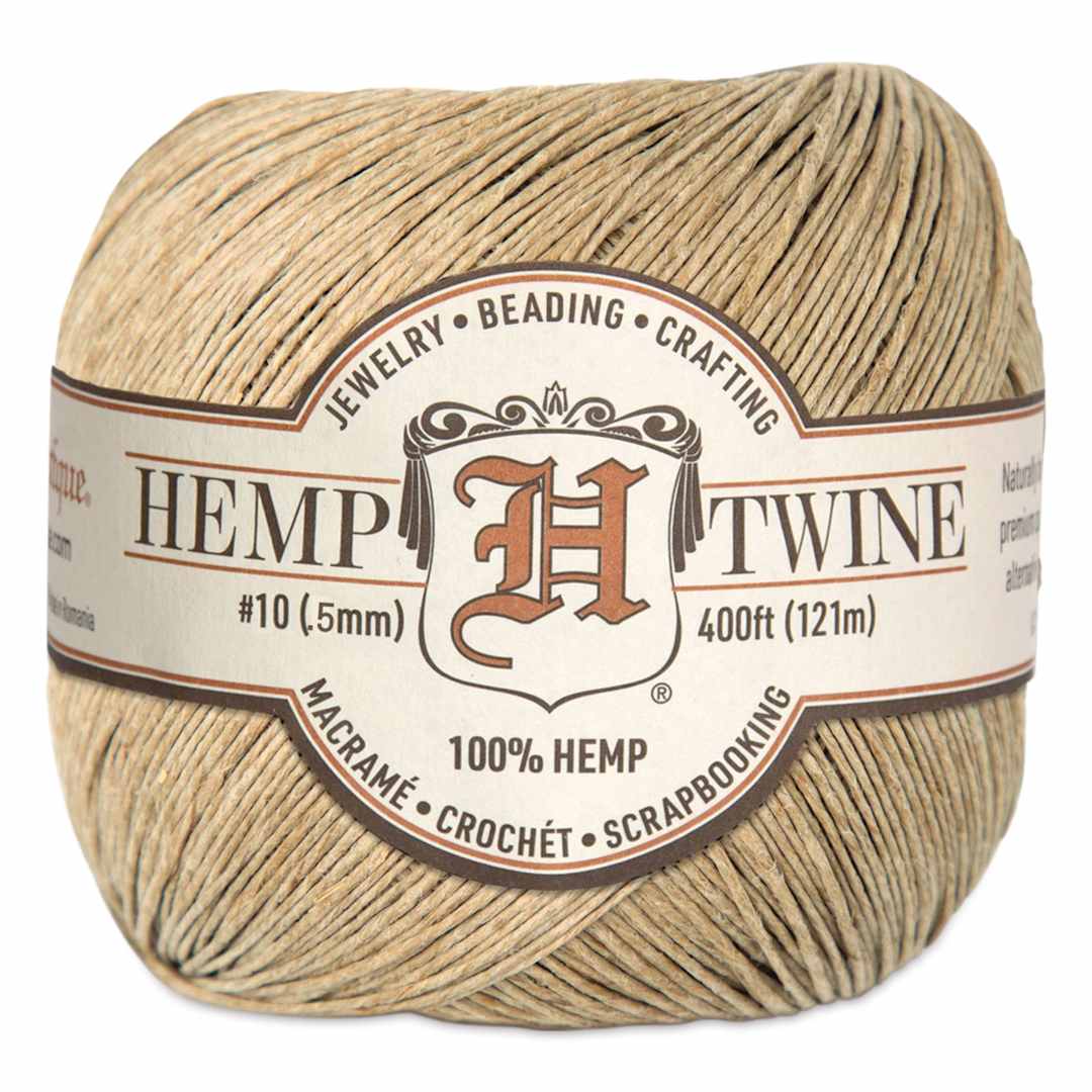 Open in modal - Hemptique Hemp Twine - 0.5 mm, 400 ft