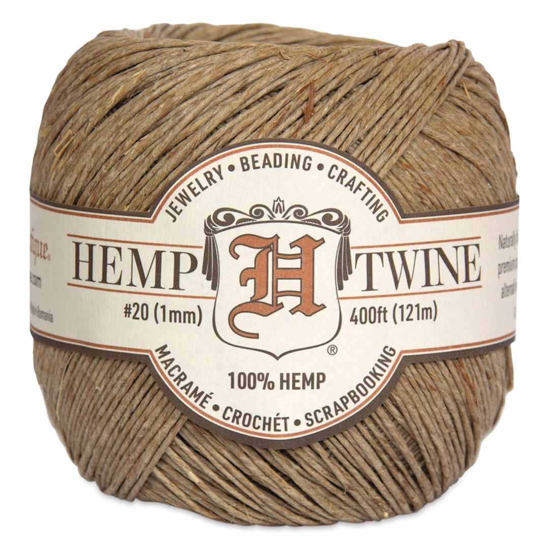 Open in modal - Hemptique Hemp Twine - 1 mm, 400 ft