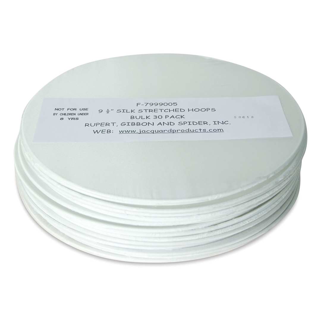 Open in modal - Jacquard Silk Hoop Painting - Refill Hoops, Pkg of 30