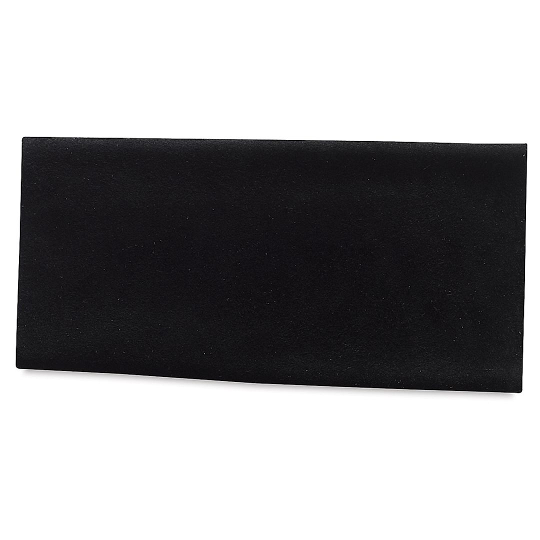 Open in modal - Realeather Suede Trim Piece - 8.5" x 11", Black