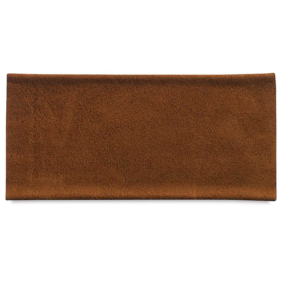 Open in modal - Realeather Suede Trim Piece - 8.5" x 11", Medium Brown