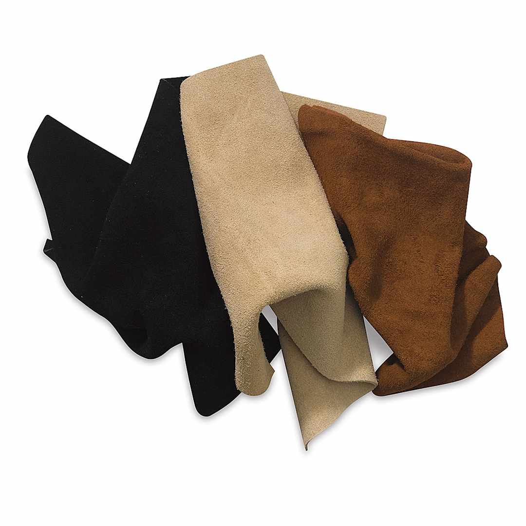U*I様 attachment suede leather single rid Realeather Suede Trim Pieces | BLICK Art Materials