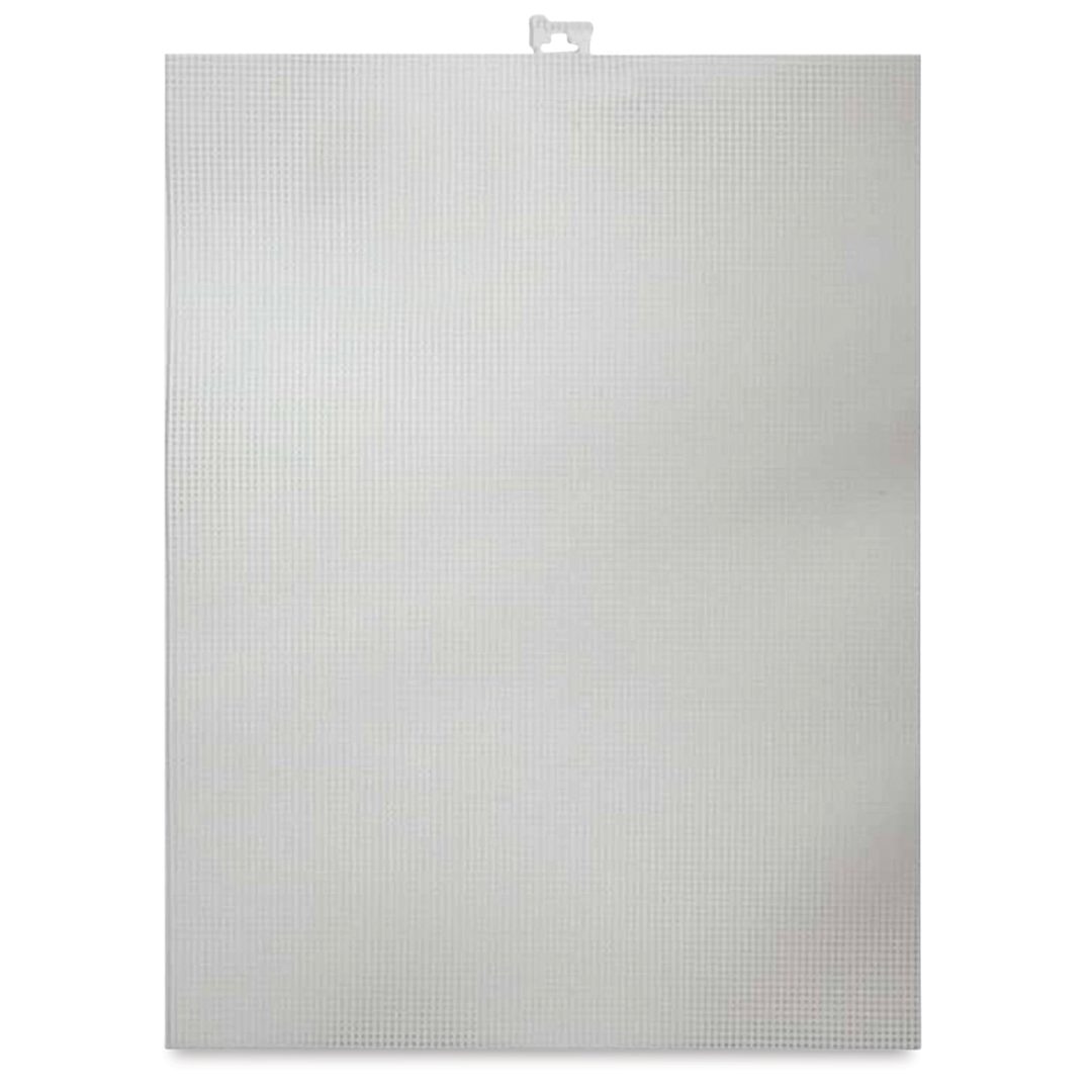 Open in modal - Colorful Plastic Canvas - 10-1/2" x 13-1/2", White, 10 ct